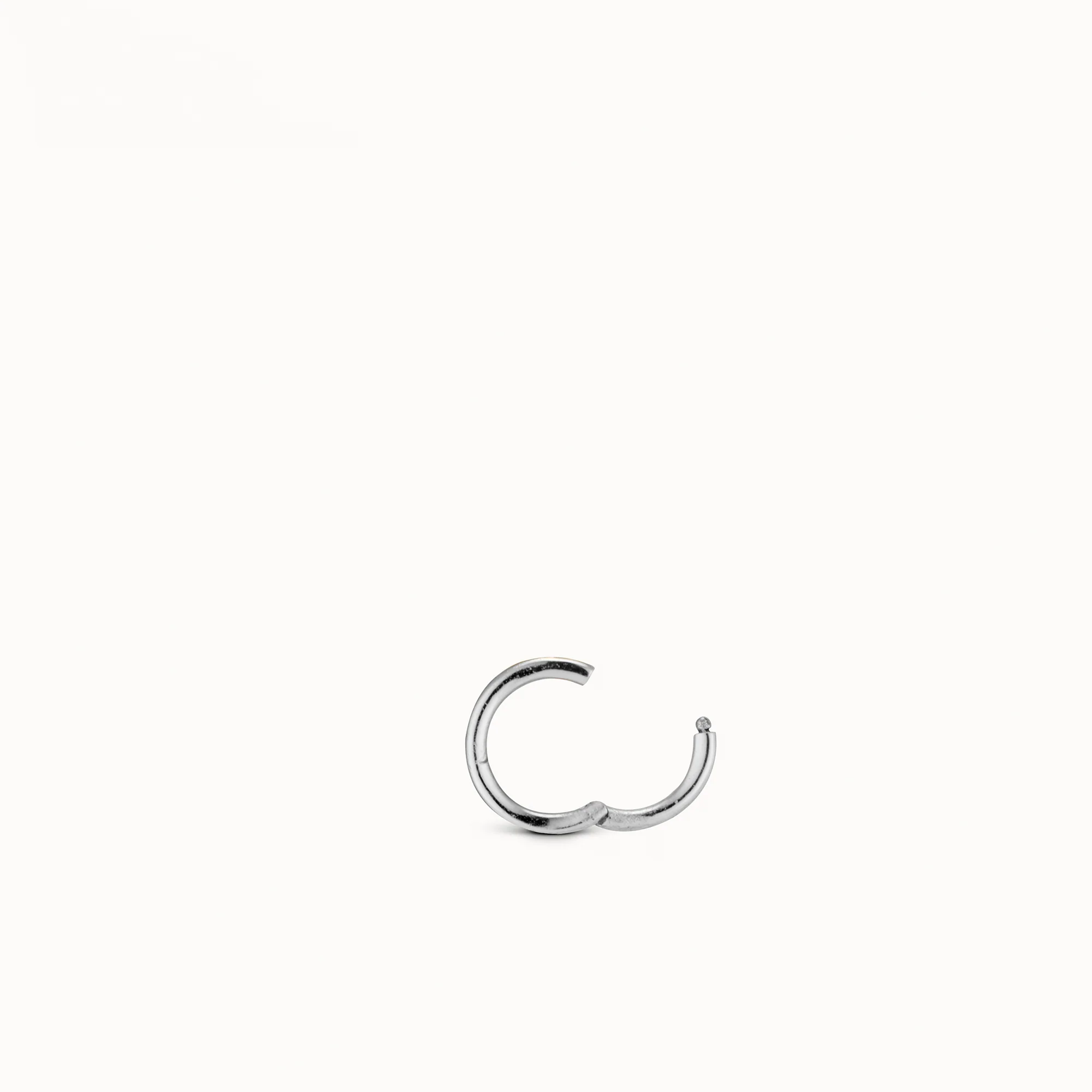 14k Endless Hoop 10mm - Image 5