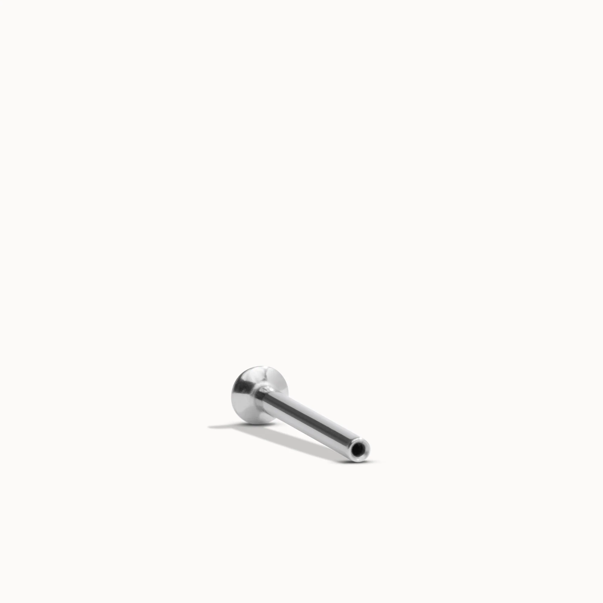 14k Diamond Flat Back Stud - 2.5mm - Image 4