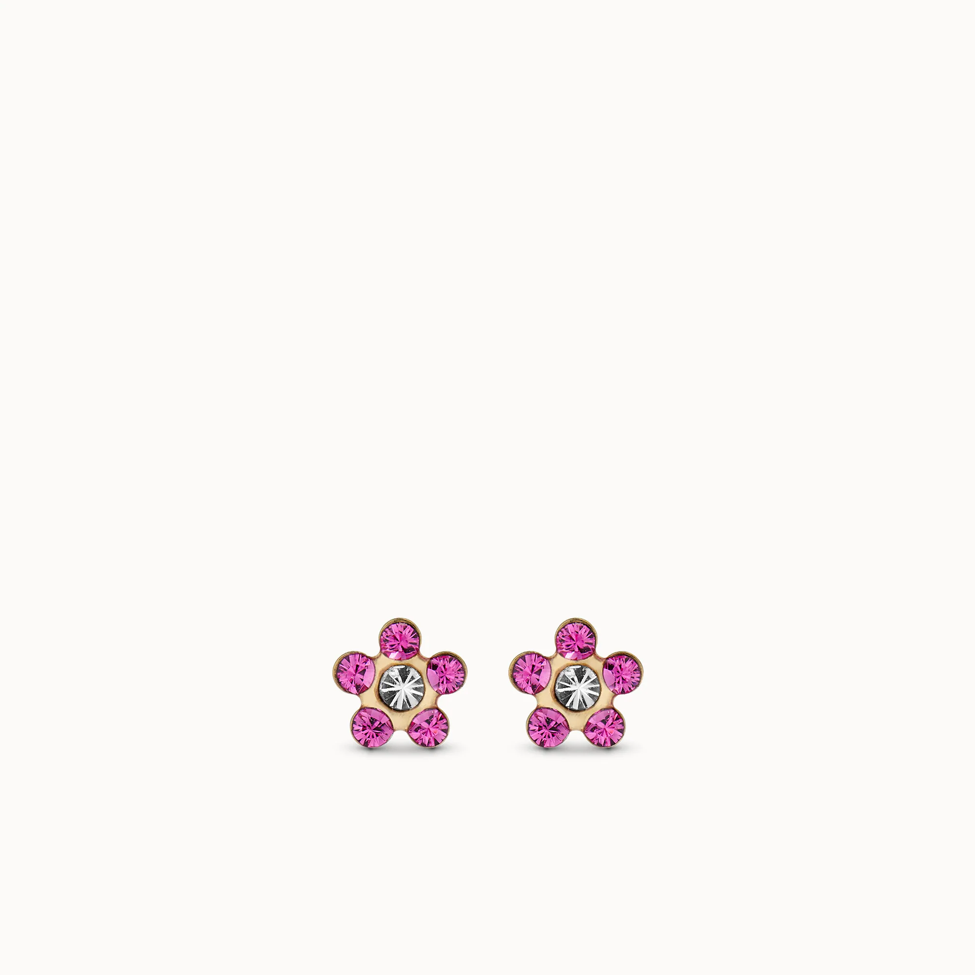 Crystal Flower Studs