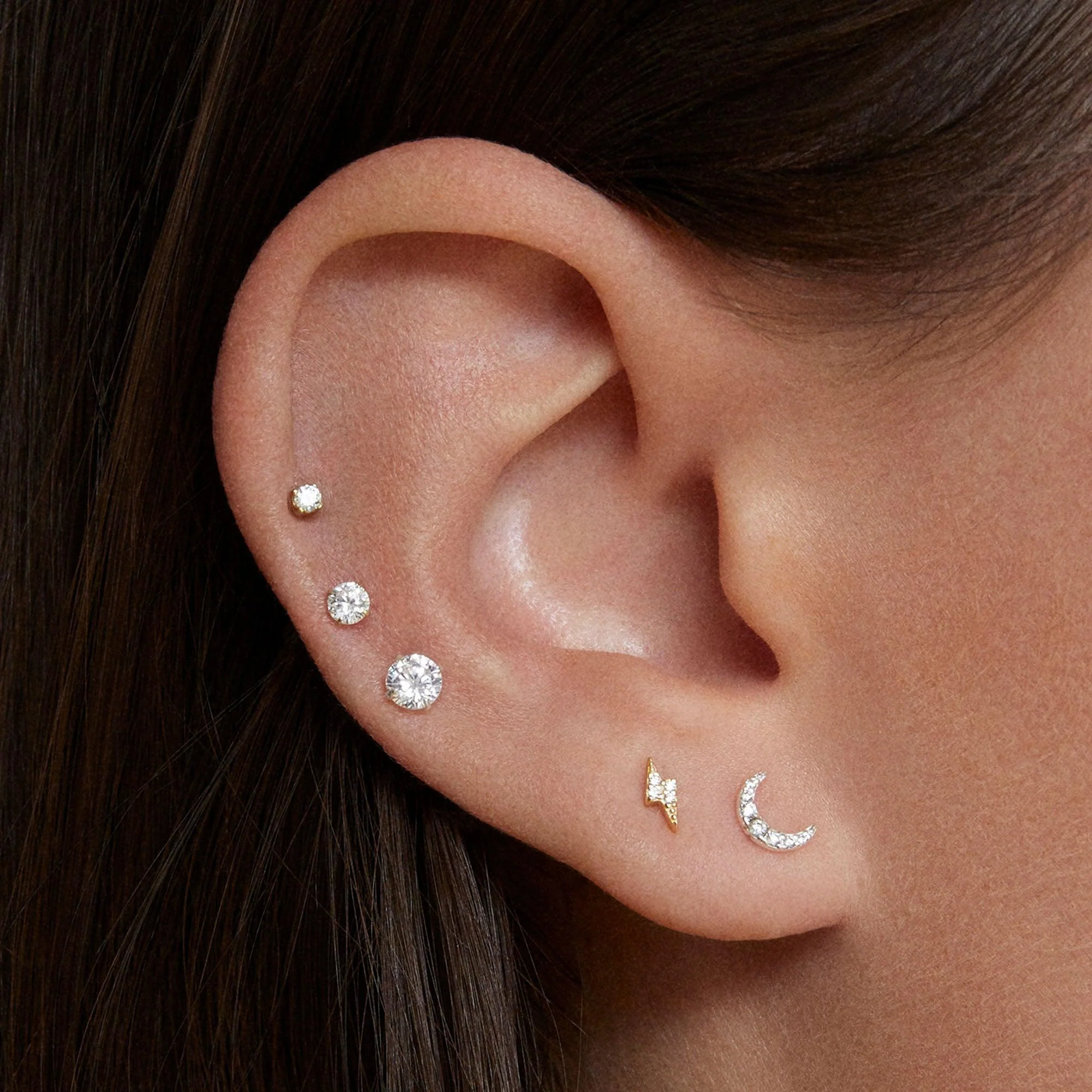 CZ Studs 4mm - Image 3