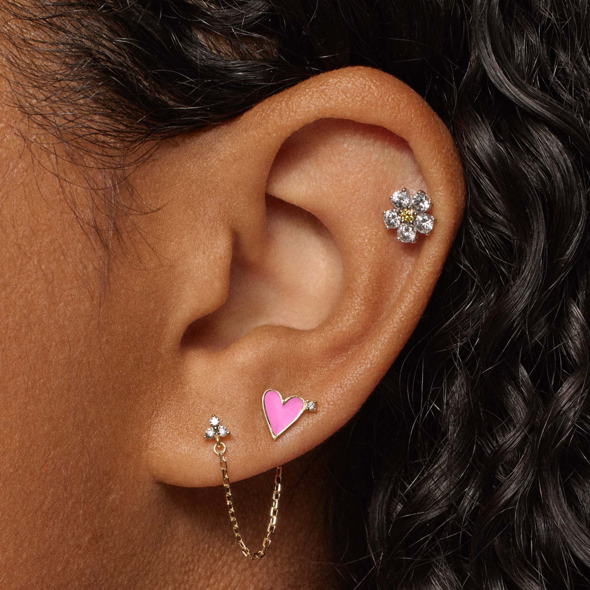 Daisy CZ Studs - Image 3