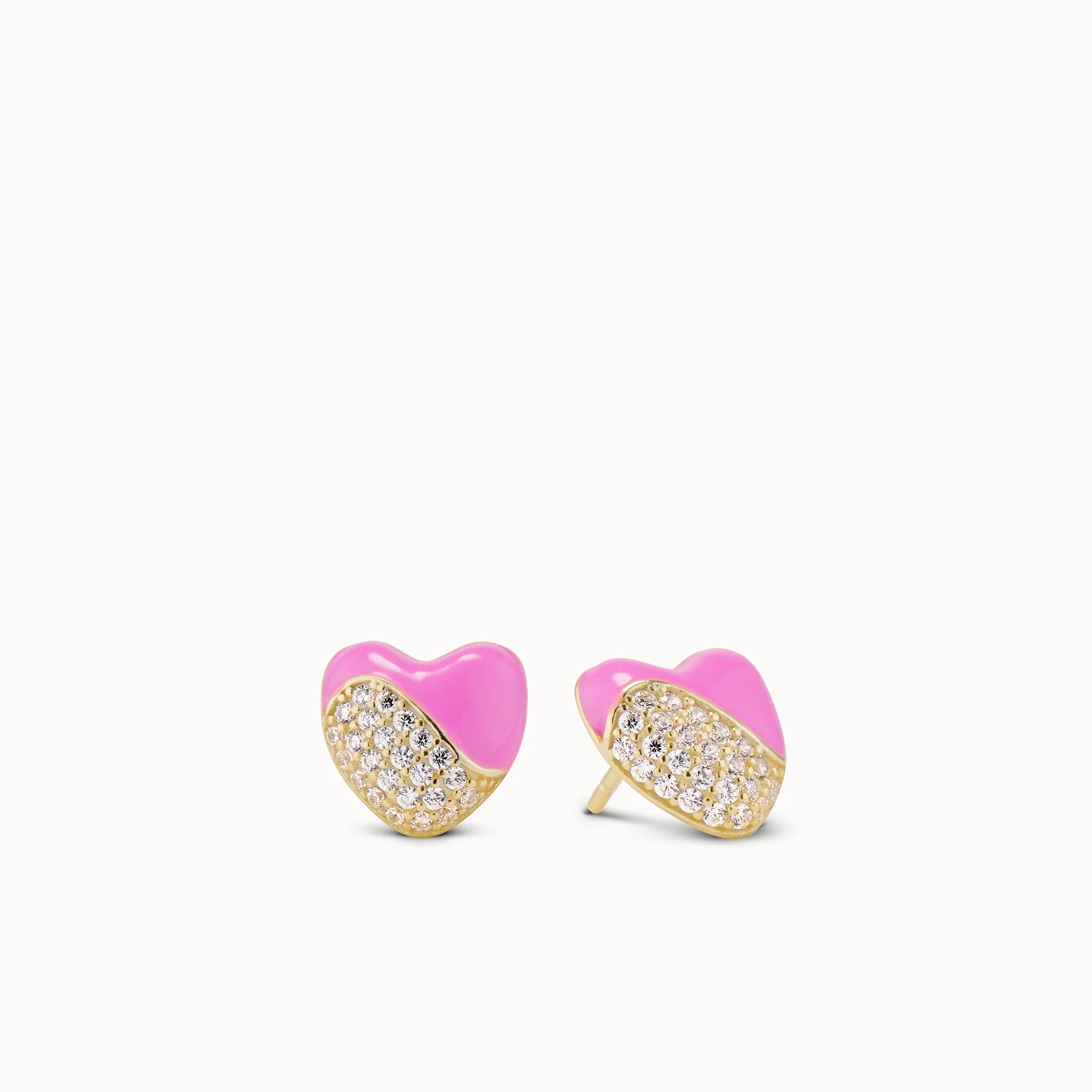 Half a Heart Studs