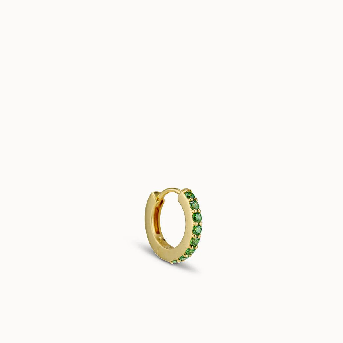 May Birthstone Hoops - Image 6