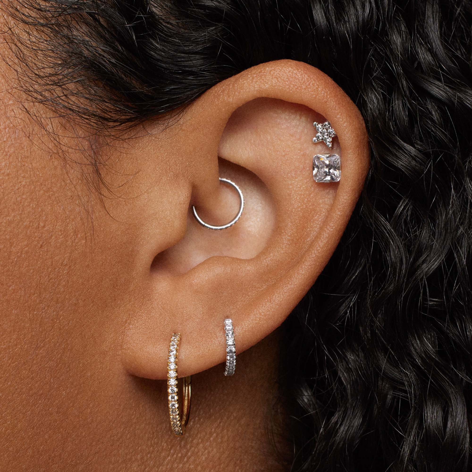 Star Micro Pavé Studs - Image 4