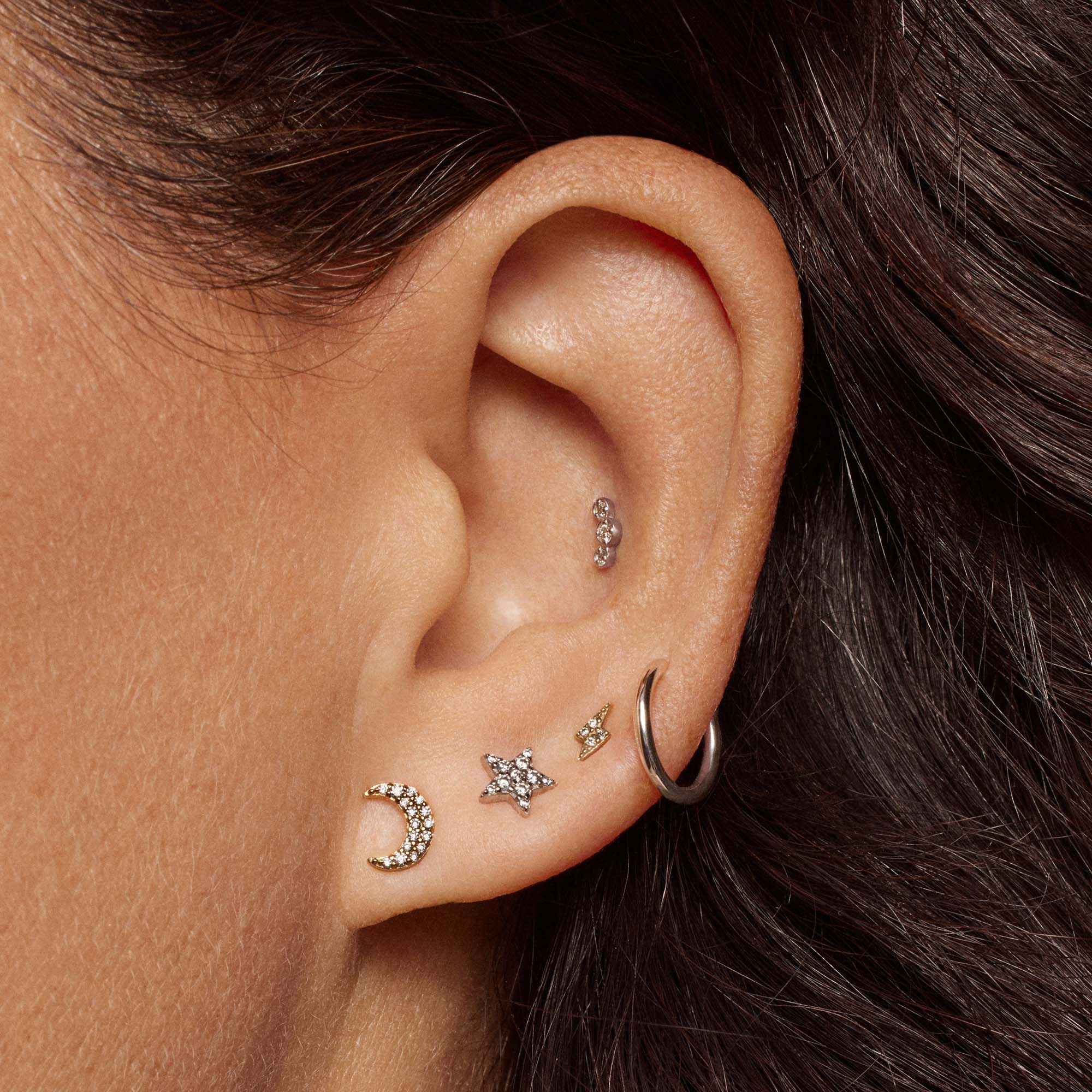 Star Micro Pavé Studs - Image 5